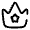 Crown Star Icon from Solar Broken Set