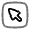 Cursor Square Icon from Solar Line Duotone Set