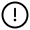 Danger Circle Icon from Solar Linear Set