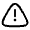 Danger Triangle Icon from Solar Linear Set