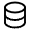Database Icon from Solar Linear Set
