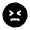 Confounded Circle Icon from Solar Bold Set