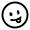 Emoji Funny Circle Icon from Solar Linear Set