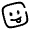 Emoji Funny Square Icon from Solar Broken Set