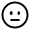 Expressionless Circle Icon from Solar Linear Set
