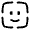 Face Scan Square Icon from Solar Broken Set