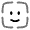 Face Scan Square Icon from Solar Line Duotone Set