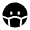 Facemask Circle Icon from Solar Bold Set