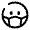 Facemask Circle Icon from Solar Broken Set