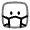 Facemask Square Icon from Solar Line Duotone Set
