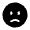 Sad Circle Icon from Solar Bold Set