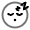 Sleeping Circle Icon from Solar Line Duotone Set
