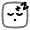 Sleeping Square Icon from Solar Line Duotone Set