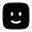 Smile Square Icon from Solar Bold Set