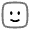 Smile Square Icon from Solar Line Duotone Set