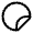 Sticker Circle Icon from Solar Linear Set