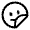 Sticker Smile Circle Icon from Solar Linear Set