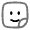 Sticker Smile Square Icon from Solar Line Duotone Set