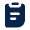 Clipboard Fill Icon from Mingcute Fill Set