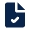 File Check Fill Icon from Mingcute Fill Set