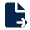 File Export Fill Icon from Mingcute Fill Set
