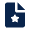 File Star Fill Icon from Mingcute Fill Set