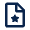 File Star Line Icon from Mingcute Line Set