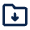 Folder Download Line Icon from Mingcute Line Set