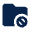 Folder Forbid Fill Icon from Mingcute Fill Set