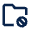Folder Forbid Line Icon from Mingcute Line Set