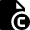 File Copyright C Icon from Nova Solid Set