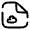 Cloud File Icon from Solar Broken Set