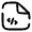 Code File Icon from Solar Broken Set