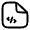 Code File Icon from Solar Linear Set
