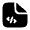 Code File Icon from Solar Bold Set