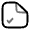 File Check Icon from Solar Line Duotone Set