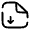 File Download Icon from Solar Broken Set