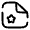 File Favourite Icon from Solar Broken Set