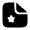 File Favourite Icon from Solar Bold Set