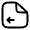 File Left Icon from Solar Linear Set