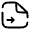 File Right Icon from Solar Broken Set