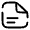 File Text Icon from Solar Broken Set