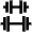 Heavy Weights Icon from Atlas Line Set