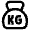 Kg Weight Icon from Atlas Line Set