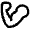 Muscle Gain Icon from Atlas Line Set