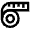 Tape Measure Icon from Atlas Line Set