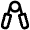 Fitness Hand Grip Excercise Icon from Nova Line Set