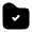 Folder Check Icon from Solar Bold Set