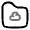 Folder Cloud Icon from Solar Line Duotone Set