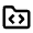 Folder Code Icon from Nova Line Set